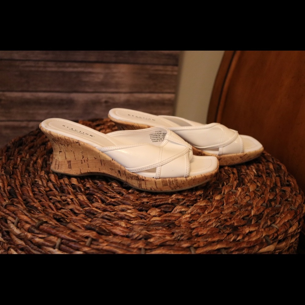 Kenneth Cole Reaction Cork Wedge Sandals